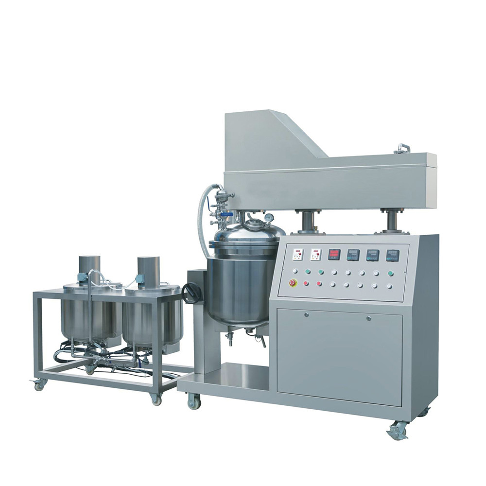 China SUS316 Cosmetic Skin Cream Mixing Machine Vacuum Emulsifying Homogenizer factory