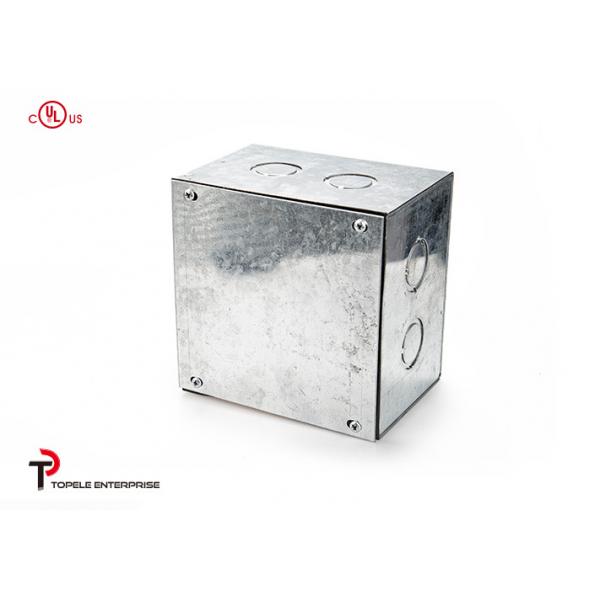 Quality Steel Electrical Conduit Square Junction Box,Metal Enclosure Outdoor box for sale