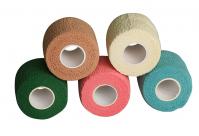 China Elastic Cotton Substrate Cohesive Flexible BandageHand Tear Cotton , Cohesive Elastic Bandage factory