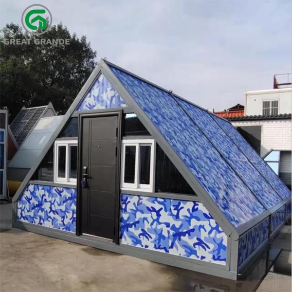 Quality Modern Folding Triangle Container House Waterproof And Heat Insulation for sale