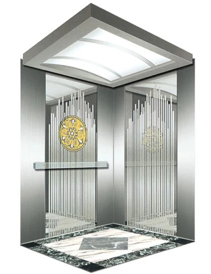 China Hairline Stainless Steel House Elevator Lift factory