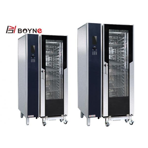 Quality 20 Tray Combi Oven Boiler Bake And Steam Function For Canteen Hotel Kitchen for sale