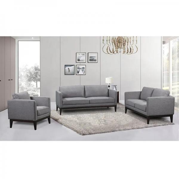 Quality Fabric Antiwear Living Room Sofa Set , Multifunctional Modern Commercial Sofa for sale