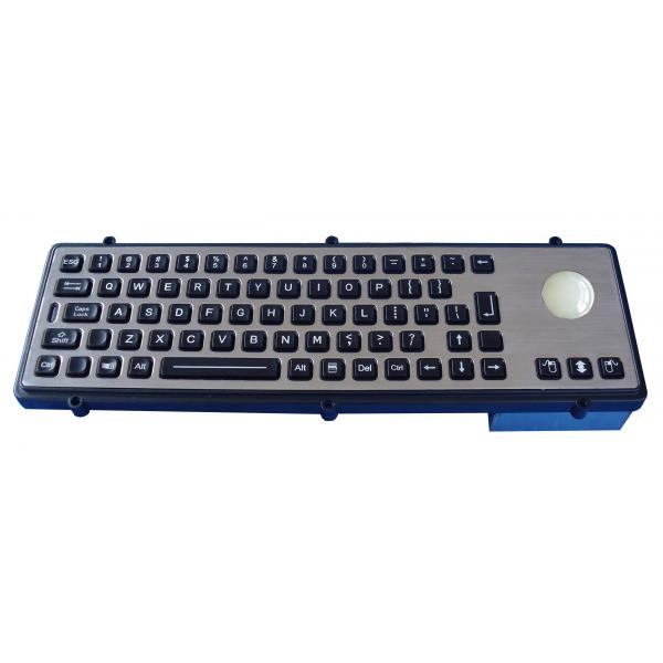 Quality Custom usb keyboard / Backlit industrial keyboard with illuminated red trackball for sale