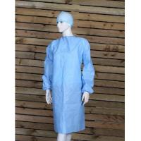 China Lightweight Polypropylene Blue Isolation Gowns, Hospital Isolation Gowns M L XL factory