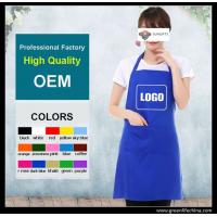 China China factory OEM custom logo printing advertisment apron plain color for chefs butchers for sale