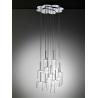 China Glass Spil Adjustable Pendant Light , Axo Bronze Pendant Light For Hotel / Dinning Room factory