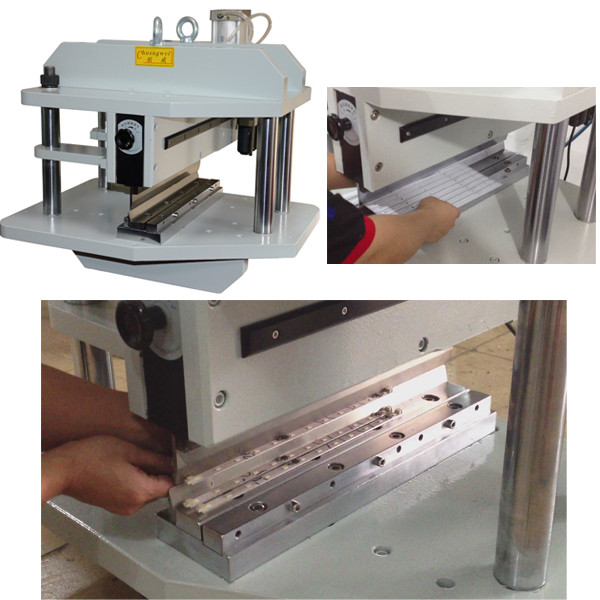 Quality 110V 10W High Speed Pneumatic Metal Cutter Machine / V Scoring Machine for sale
