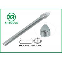 China Single Carbide Drill Bits Chrome Plated Round Shank With ISO 9000 Approval factory