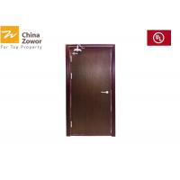 China 20 Mins 60 Minutes Hotel Wood Fire Door With Steel Frame UL Listed factory