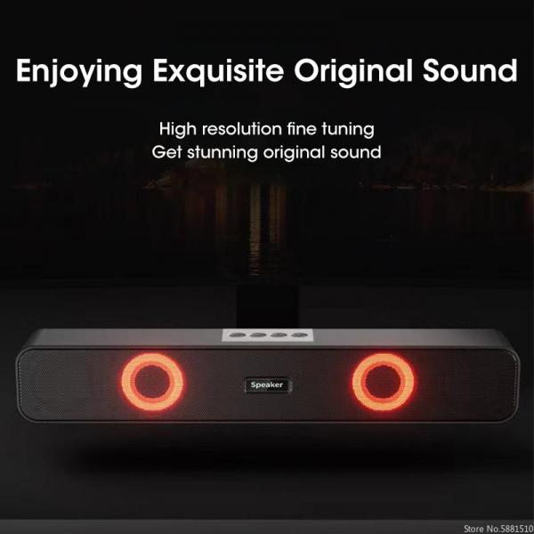 Quality V5.0 Bluetooth Wireless Speaker Bar Compatible With Smartphone SD Audio Input for sale