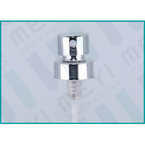 Quality Glossy Silver Reusable Perfume Spray Pump Nozzle With Silver Collar for sale
