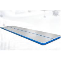 China PVC Inflatable Gymnastics Mat , Silk Printing Tumble Track Mats Color Customized factory