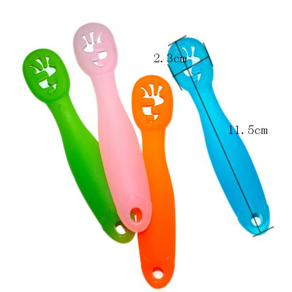 Quality Leakproof Silicone Baby Teether Food Grade Spoon For Kids Toddlers Infants for sale