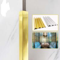 China Polished Extruded Aluminium Profiles For Room Decoration Bathroom Pillar factory