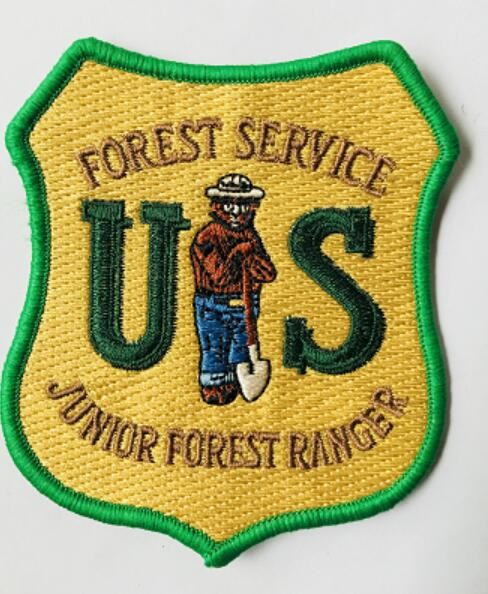 China Fashion quality factory made embroidered patch amy patch military label factory