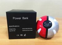 China 2016 Newest Design 10000mAh Pokemon Go Pokeball Magic Ball LED Light Portable Power Bank Powerbank For Mobile Phone factory
