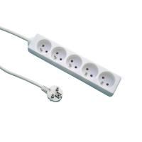 China 6 Way French Type French Power Strip with PP Flame Retardant Shell Extension Socket factory