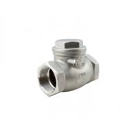 Quality Full Port Stainless Steel Flange Check Valve Metal / Metal Seat BSP Ends 200 Psi for sale