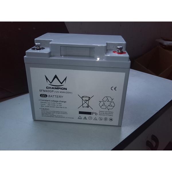 Quality 6FM40G Deep Cycle Battery Gel Lead Acid Battery 12v 40ah For Solar System / PV System for sale