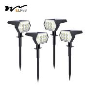 Quality 48LEDs 108 LEDs Solar Powered Landscape Lights 4 Light Modes for sale