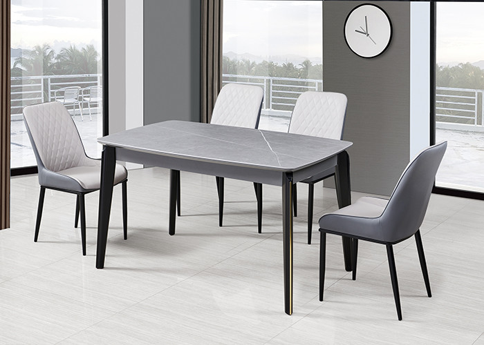 China ISO9001 Modern Fashion Rock Board MDF Dining Table for sale
