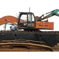 Quality Dredging Works Amphibious Pontoon , Undercarriage Parts With Spud Pile for sale