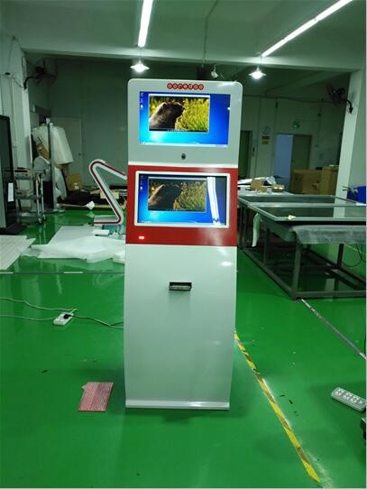 China 17 19 Self Payment Dual Screen Kiosk Anti Explosion With Thermal Printer factory