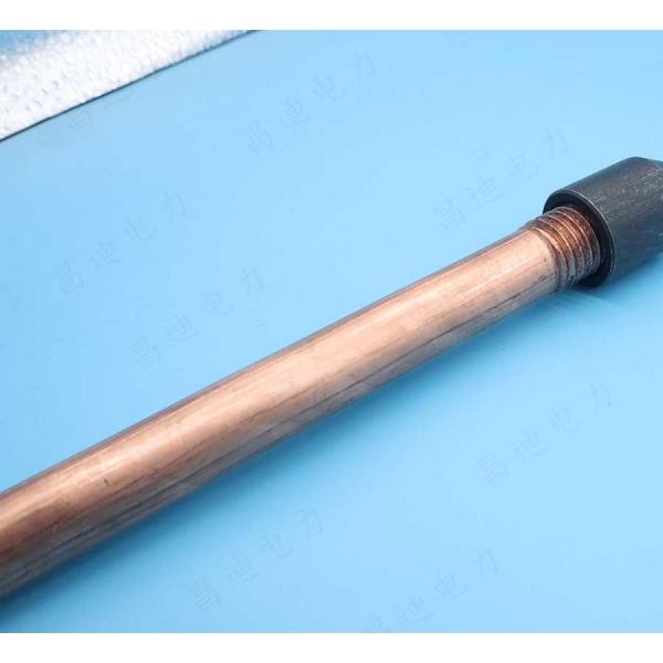 Quality 5 8 In X 10 Ft Copper Ground Rod For Electrical Panel 99.99% for sale