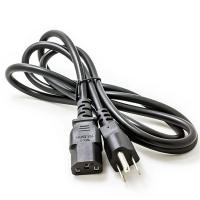 China US Plug 1m Computer Monitor Power Cord 250V AC power outlets factory