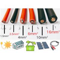 China 5.9mm OD Solar PV Cable Stranded Tinned Copper Conductor XLPE Insulation for sale