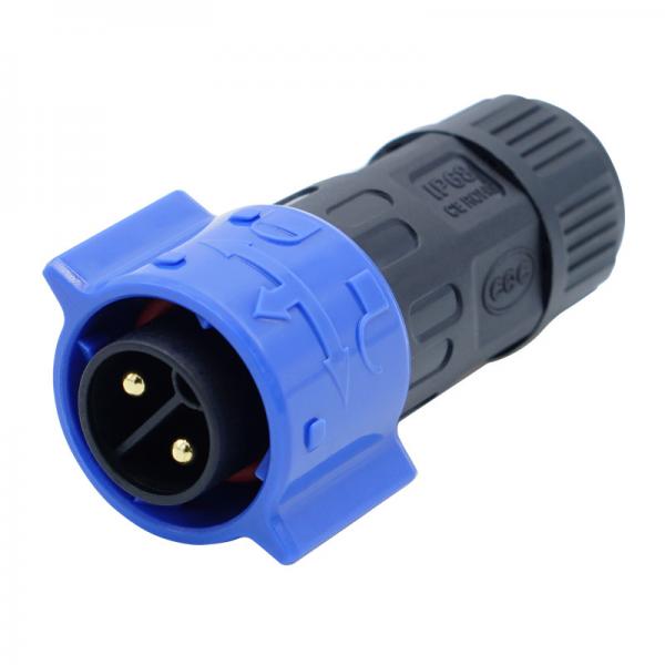 Quality Self Locking Water Resistant Electrical Plugs , 250V Aviation Cable Connectors for sale