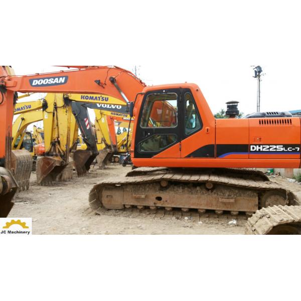 Quality Good Condition Used Doosan Excavator 22 Ton DH225 DH225-7 3620h Working Hour for sale
