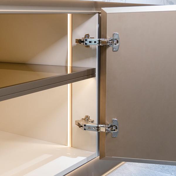Quality Gola Aluminum Furniture Profile For Kitchen Cabinet Wardrobe Shelves for sale