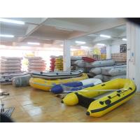 China V Shaped PVC Inflatable Boat With 4 Individual Air Chambers / Aluminum Floor for sale