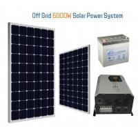 China 6kW Complete Off Grid Solar System Whole House Solar System for sale