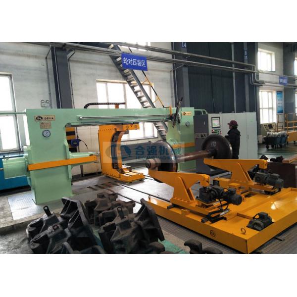 Quality 300 Ton Horizontal Wheel Press Machine With Double Cylinders for sale