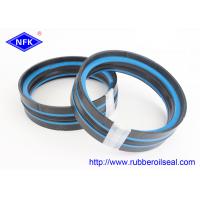 China Anti-wear DAS Hydraulic Piston Seals Combined , Busak+Shamban seal Double Acting NBR POM TPE Material factory