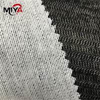 China 50 Percent Viscose Black OEKO-TEX Fusible Interlining Fabric factory