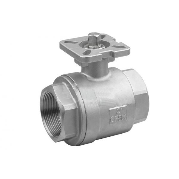 Quality Stainless Steel Ball Valve , 316 stainless steel ball valve 1000 PSI  with actuator mounting pad for sale