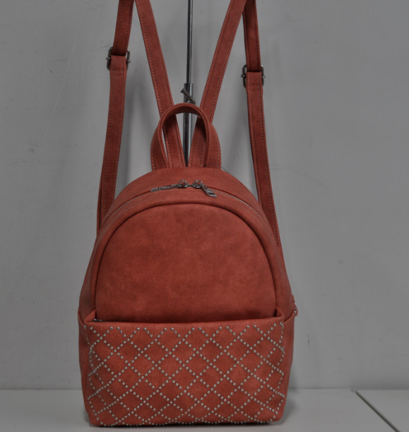 China OEM Fashion pu leather Backpack Purse Women travel bag factory