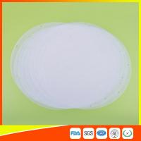 China Round Silicone Baking Paper Sheets , Greaseproof Non Stick Paper For Baking factory