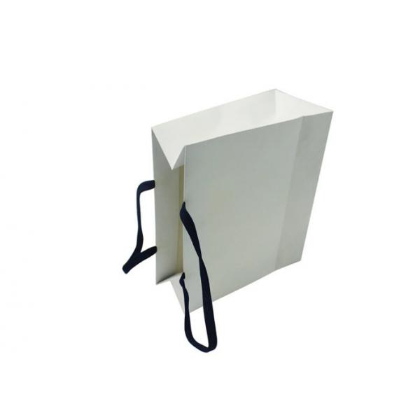 Quality Personalized Logo Paper Shopping Bags High Durability With Rope Handles for sale