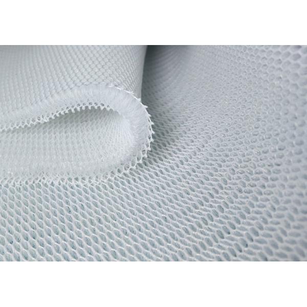 Quality Memory 4mm 3D Mesh Material Polyester Mesh Fabric Highly Breathable for sale