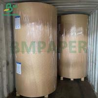 China 40 lb to 80 lb Wet Strength Kraft Paper Brown Color For Making Flower Sleeves factory