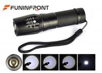 China CREE XM-L T6 Zoomable LED Flashlight Torch with 3 Mode Adjustable Brightness factory