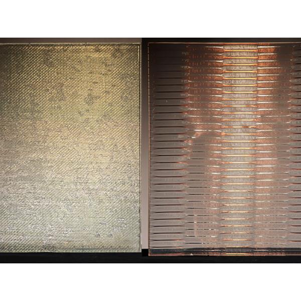 Quality Sliding Doors Elegant Wire Fabric Laminated Glass 13 Mm for sale
