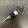 China Enamel Top Metal Alloy Wine Bottle Stopper with Rubber Band China Factory factory