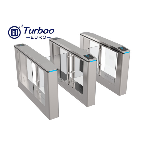 Quality 600-1300mm Width Swing Turnstile Gate SUS304 14 Pairs Infrared Sensor for sale
