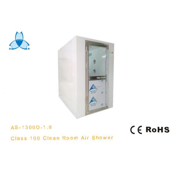 Quality Powder Coated Cleanroom Air Shower , Dust Free Room With Single Leaf Swing Doors for sale